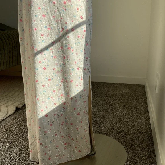 Vintage Y2K Christopher & Banks Cottage Floral Maxi Skirt Size 10 - Picture 3 of 8